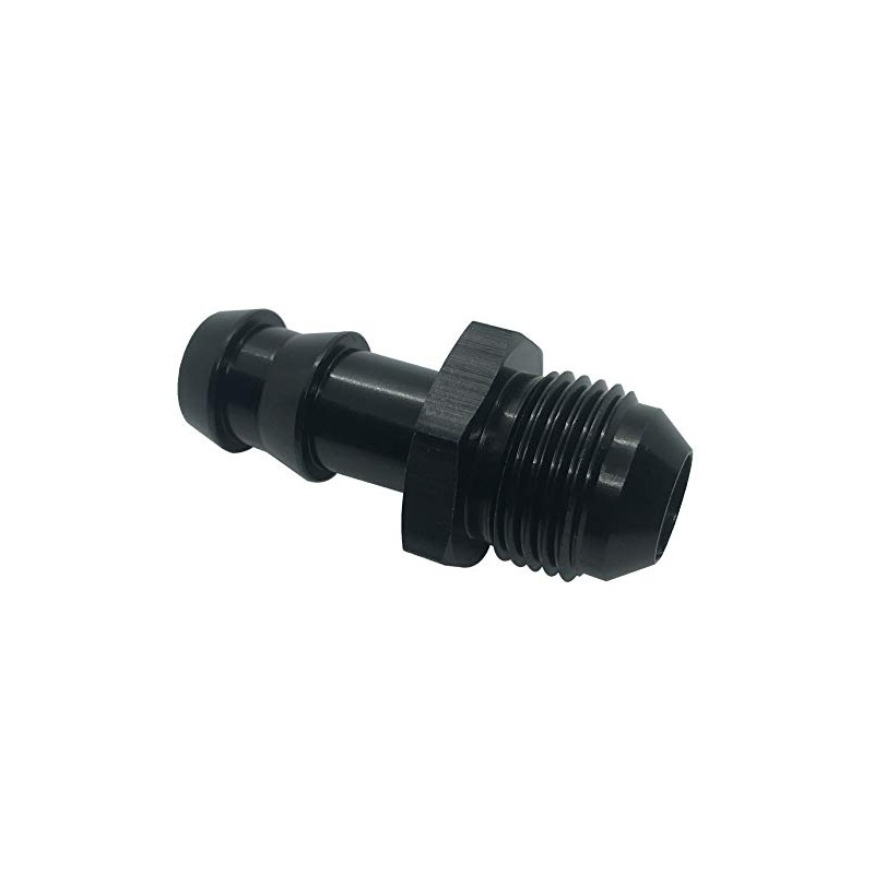 6AN Flare to 1/4 Hose Barb Fuel Line Fitting Adapter