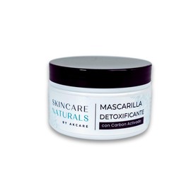 Mascarilla Facial de Carbón Activado y Barro Negro para Puntos Negros Piel Grasa y con Acné Detox Profundo Tipo Spa  140g                             