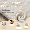 100% Pure Merino Wool Pre Felt Fabric Dual Sizes: 12x59