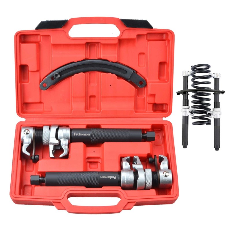 Prokomon Heavy Duty Coil Spring Compressor Tool; 3 Pieces Macpherson