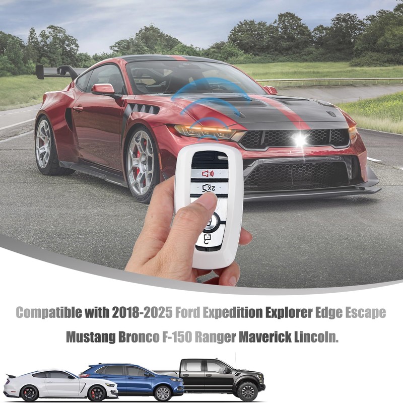 QBUC for Ford Key Fob Cover with Keychain Full Protection