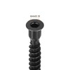 sourcing map 50Pcs M7x70mm Hex Socket Countersunk Head Self Tapping