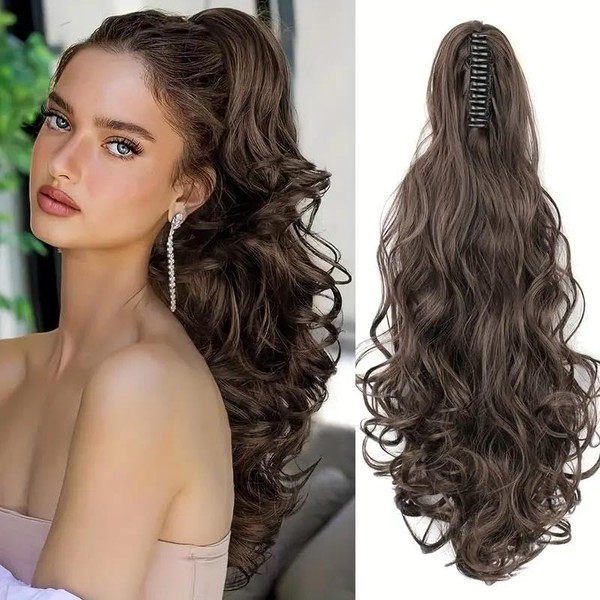Belle Show 18Inch Elegant Curly Wave Ponytail Extension (#4)