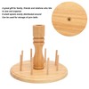 Wooden Thread Holder Rack 8 Spools Beech Wood Bobbin Holder
