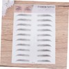 Mikinona Eyebrow Stencils Set 2pcs Imitation Eyebrow Transfer Stickers Brow