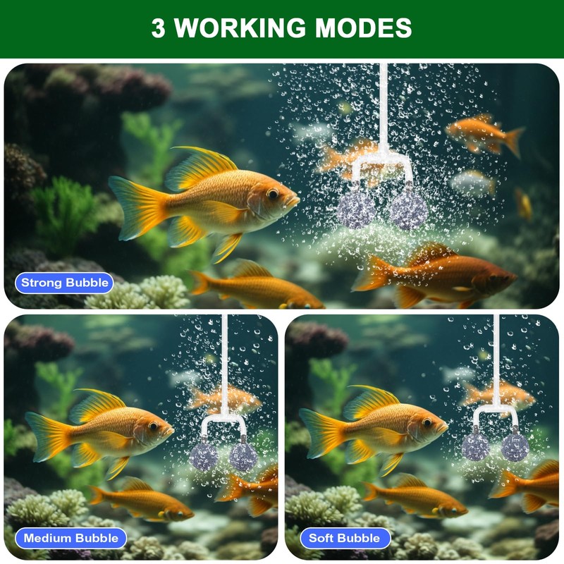 Upgraded Digital Display Solar Pond Aerator, 3 Working Modes(Low/Med/High) Solar