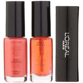 L'Oreal Paris Cosmetics Infallible Nail, Constant Coral, 0.34 Fluid Ounce