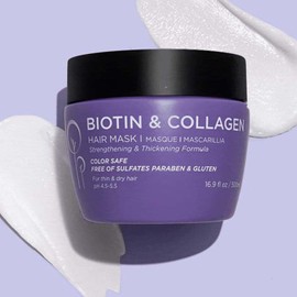 Luseta Biotin Collagen Hair Mask for Dry & Damaged Hair Strengthen Thining Hair