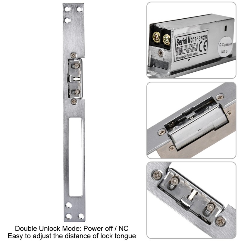 DC 12V Electric Bolt Lock Intelligent Guard Cathode Strike Lock