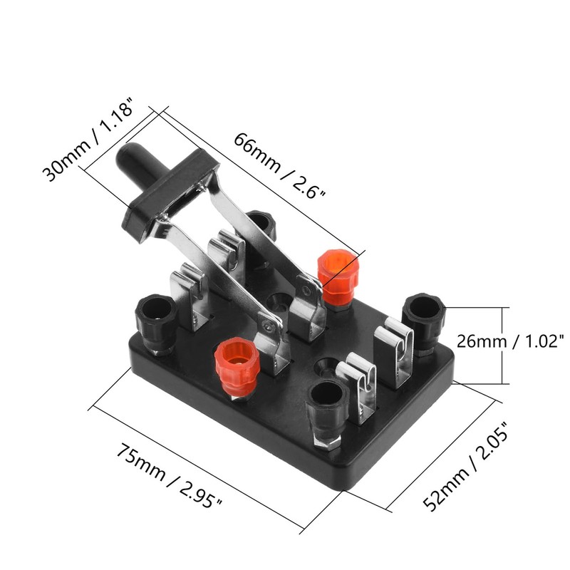 XYRSTOLR 2Pcs Educational Double Pole Knife Switch Double Pole Double