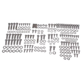 205 PCS/SET SHLPDFM SBC Chevy Engine Bolts Kit Stainless Small Block Chevy 265 283 305 327 350 400 Hex Bolt KIT