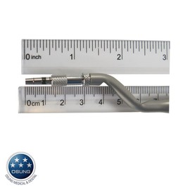 Osung BOCV38F Dental Concave Osteotome, 3.8 mm