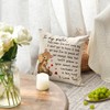 AVOIN colorlife to My Daughter My Sister Throw Pillow Covers,