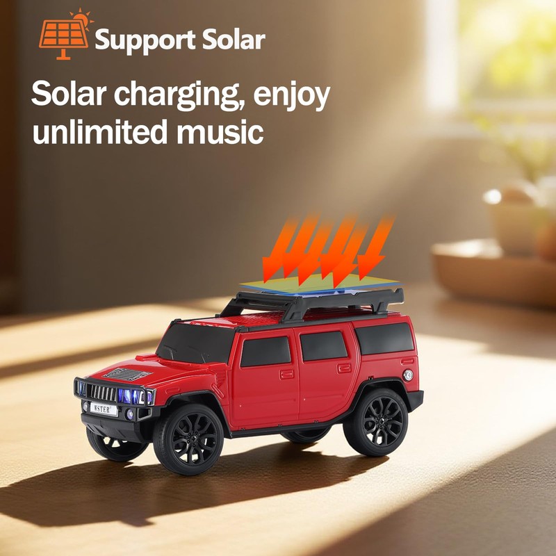 WSTER WS-696 Solar Bluetooth Replica Speaker – Portable Modern Off-Road