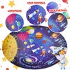 NANXJIUR Floor Puzzle for Kids Ages 4-8, Solar System Jigsaw