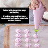 6 Pieces of Pastry Circles, 1 Piping Bag, 1 Piping