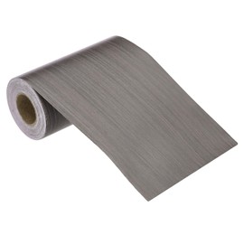 MECCANIXITY Wood Grain Repair Tape, 4 Inch x 33 Feet Self Adhesive Wood Grain Tape Multi-Purpose Wallpaper Border Trim for Furniture Floors Windows Doors Tables Home DIY Projects, Dark Walnut