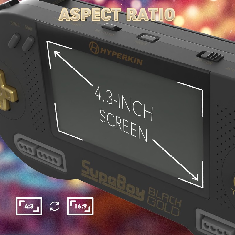 Hyperkin SupaBoy Portable Pocket Console For SNES (Super NES) /