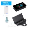 IPX7 Waterproof Battery Monitor with Bracket 7-100V,12v 24v 36v 48v
