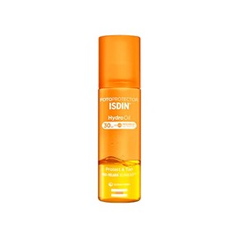 ISDIN Fotoprotector HydroOil SPF 30 - Protector solar corporal bifásico que protege y broncea la piel, 200 ml