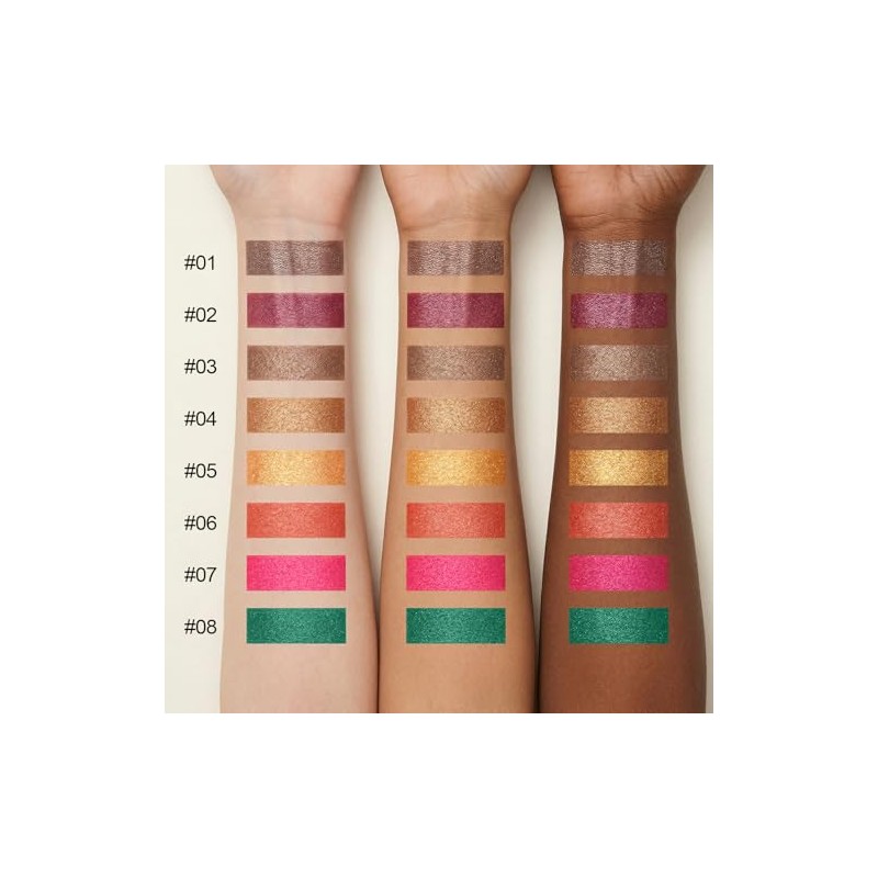 Erinde Sombra de Ojos en Barra Resistente al Agua Glitter,