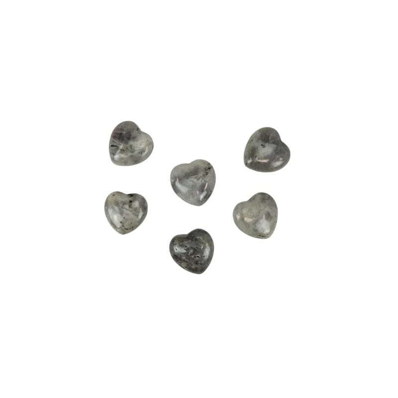 Coco Papaya Natural Labradorite Heart 20g