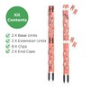 Treleaf - Zella Regular Starter Kit- Wooden Extendable Plant Support