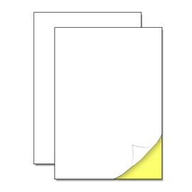 50 Sheets, Self-Adhesive Printable Labels, Paper Sticker for Printing, A4, 297 x 210 mm