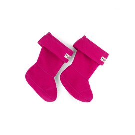Hatley Girl's Magenta Boot Liners Ankle Socks, Magenta, S UK
