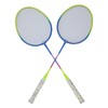 2Pcs Badminton Racket Yellow Light Frame Large Sweet Spot Anti