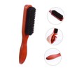 Minkissy Beard Styling Brush with Boar Bristles Durable Handle Gentle
