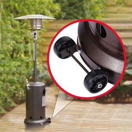 Outdoor Patio Heater Propane Universal Patio Heater Wheel Kit Patio Heater Replacement Parts outdoor Heaters for Patio Heaters Outdoor Heater Propane Easy to Move/Install