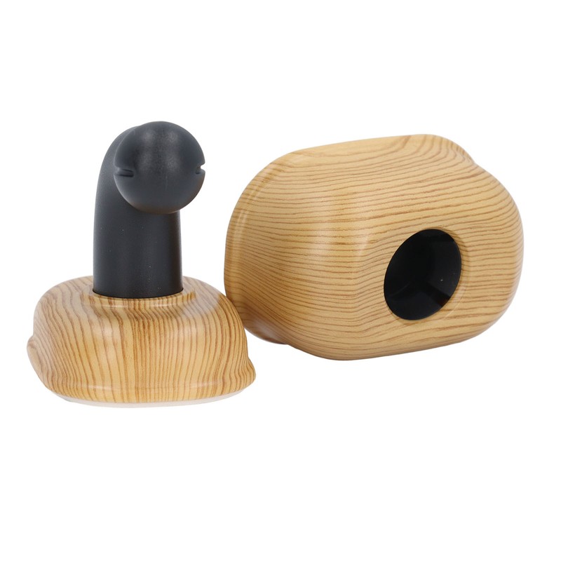 Door Stopper Non Magnetic No Drilling Windproof Wood Grain Invisible
