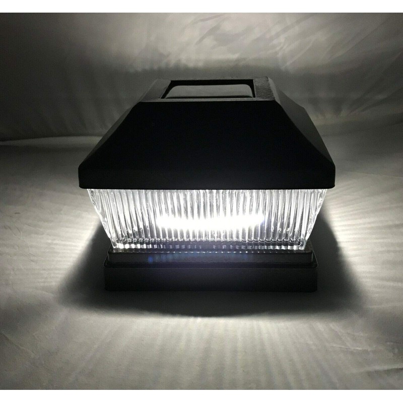 Ntertainment House 2-pcs Metal Plated 2 SMD LED Deck Solar