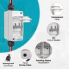 KNMIPJD Solar Panel Disconnect Switch，400V 50Amp Solar Breaker， IP65 Outdoor
