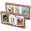 Vicenpal 2 Pack 4x6 Rotating Picture Frame, Double-sided Display 6