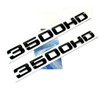 Yoaoo 2x OEM Genuine Black 3500HD 3500 HD Nameplates Emblems