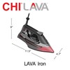 CHI Steam Iron for Clothes, 300+ Holes for Powerful Steaming,