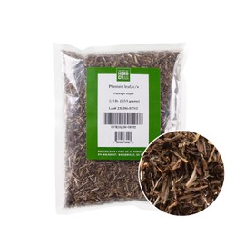 MONTEREY BAY HERB CO. Plantain Leaf, Cut & Sifted | Cuckoo's Bread, Ripple Grass | Used in Tea Blends | 1/4lb