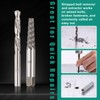 COMOWARE 10pcs Screw Extractor & Left Hand Drill Bit Set,