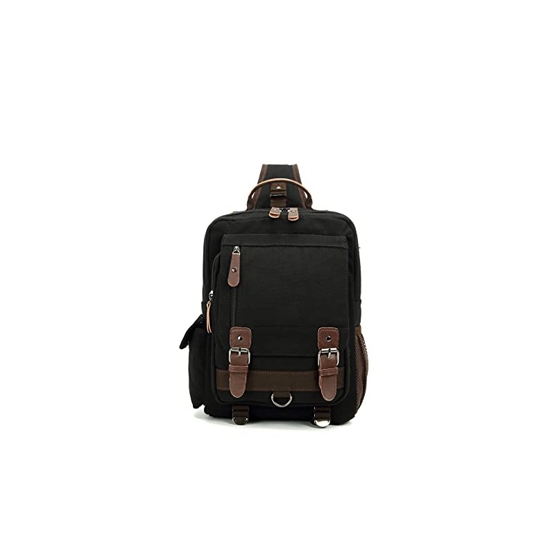 Sechunk Canvas Messenger Bag Sling Bag Crossbody Bag Shoulder Bag