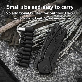 Multitool Pliers Professional Stainless Steel Utility Knife Foldable Whistle Scissors Cross Screwdriver for Camping Hiking
