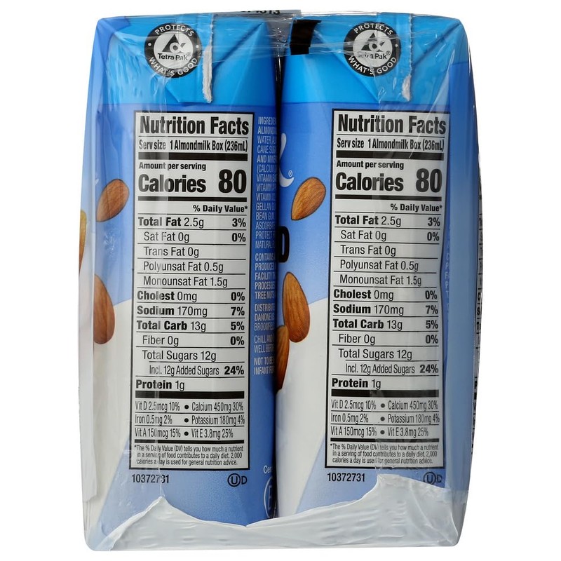 Silk Vanilla Almondmilk, 8 Ounce, 6 Count (Pack of 8)