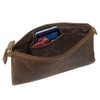 Greenland Nature RFID Leather Bank Wallet Document Bag with High-Quality