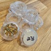 3g Mini Clear Refillable Plastic Cosmetic Travel Container Empty Container 60ea