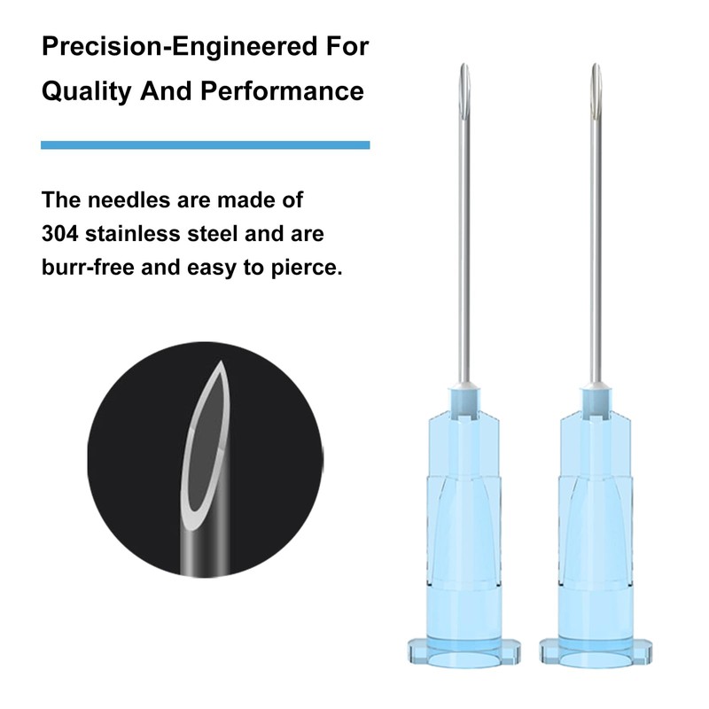 23 Gauge 1.5 Inch Needle, Individually Wrapped, 100 PCS Luer