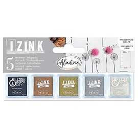 Aladine 03945 Set of 5 Classic Ink Pads, Multi-Colour, Standard