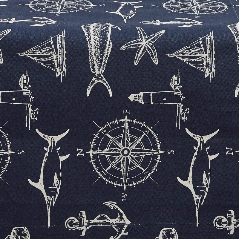 Split P Captain's Quarters Table Runner 15X72 - Navy