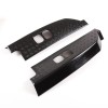 carcartrim-2022 Gloss Black ABS Rear Tail Light Cover Trim For