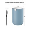 EKO Mini Desk Trash Can with Swing-Top Lid 0.4 Gallon